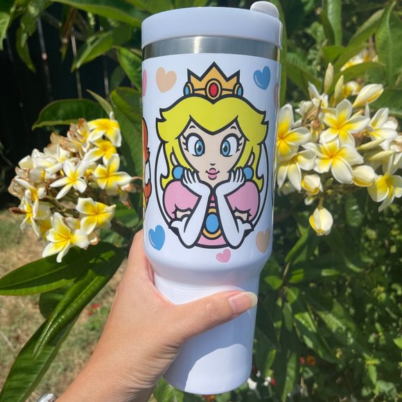 Christmas gift thanksgiving tumbler Nintendo Princess Peach Daisy Super Mario - Picture 3 of 3